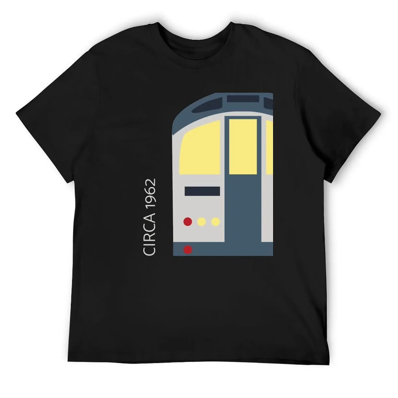 Circa 1962 Tube Underground Train T-Shirt anime summer clothes blanks vintage t shirt men