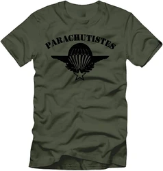 Parachutistes Regiment 1e Régiment Étranger Men T-Shirt Short Sleeve Casual Cotton O-Neck Summer T Shirt