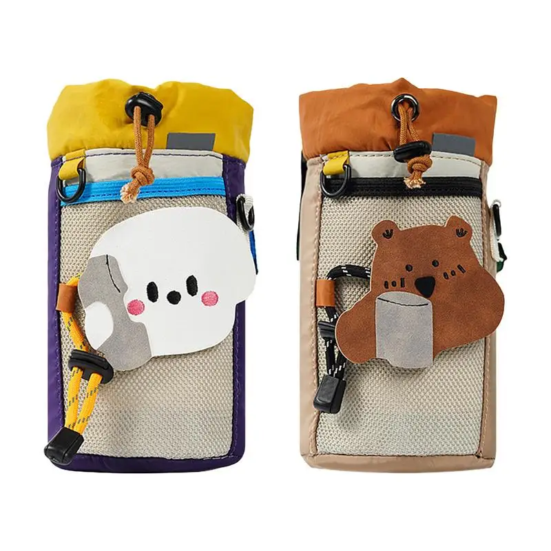 

Water Bottle Holder For Bike Drink Bag Waterproof Insulated Bottle Pouch For Scooter Handlebar Camping Hiking Wheelchair