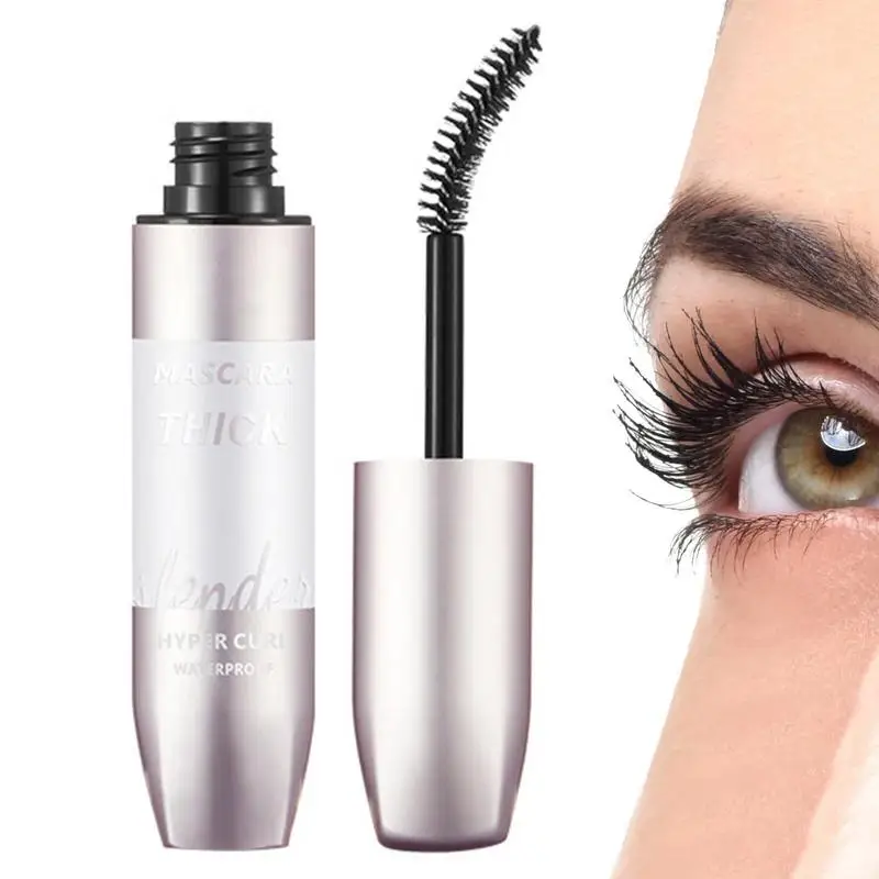 Mascara de cílios impermeável, Lash maquiagem volumosa, fácil de aplicar, naturalmente mais longo e mais, amantes atraentes