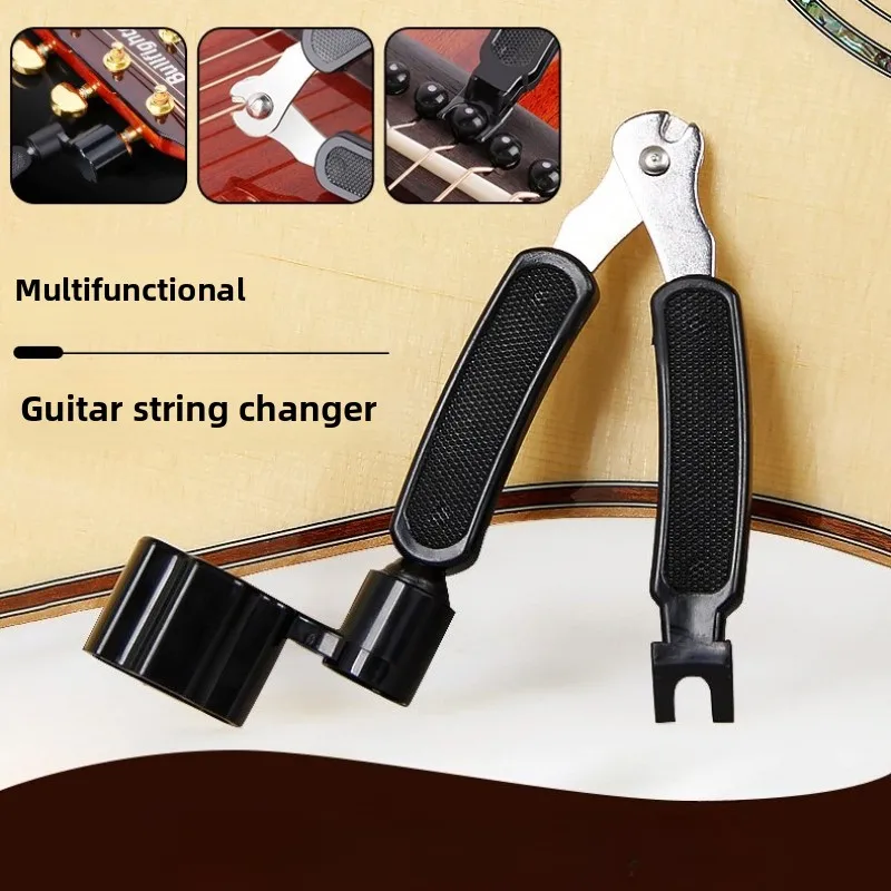 9pc Guitar Three-in-one Tuner String Cutter Taper Remover Acoustic Guitar Electric Guitar String Changing Tool