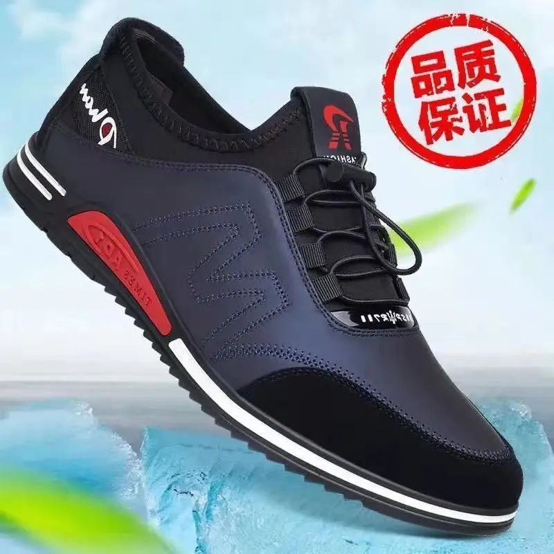 2023 novo masculino casual sapatos esportivos deslizamento em respirável sapatos masculinos ao ar livre antiderrapante resistente ao desgaste sapatos masculinos