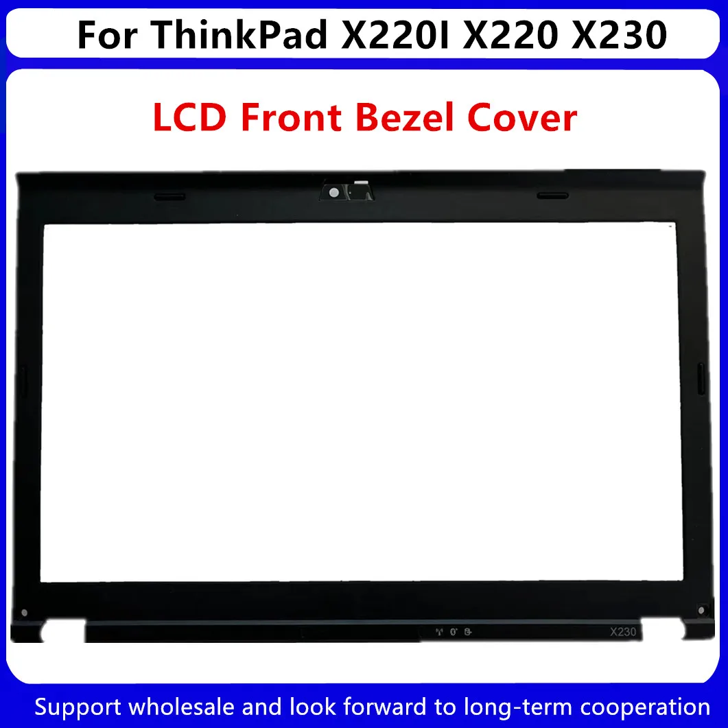 Novo para lenovo thinkpad x220i x220 x230 x230i lcd frente moldura capa com led indicador de luz placa da câmera 04w2186 04y1854