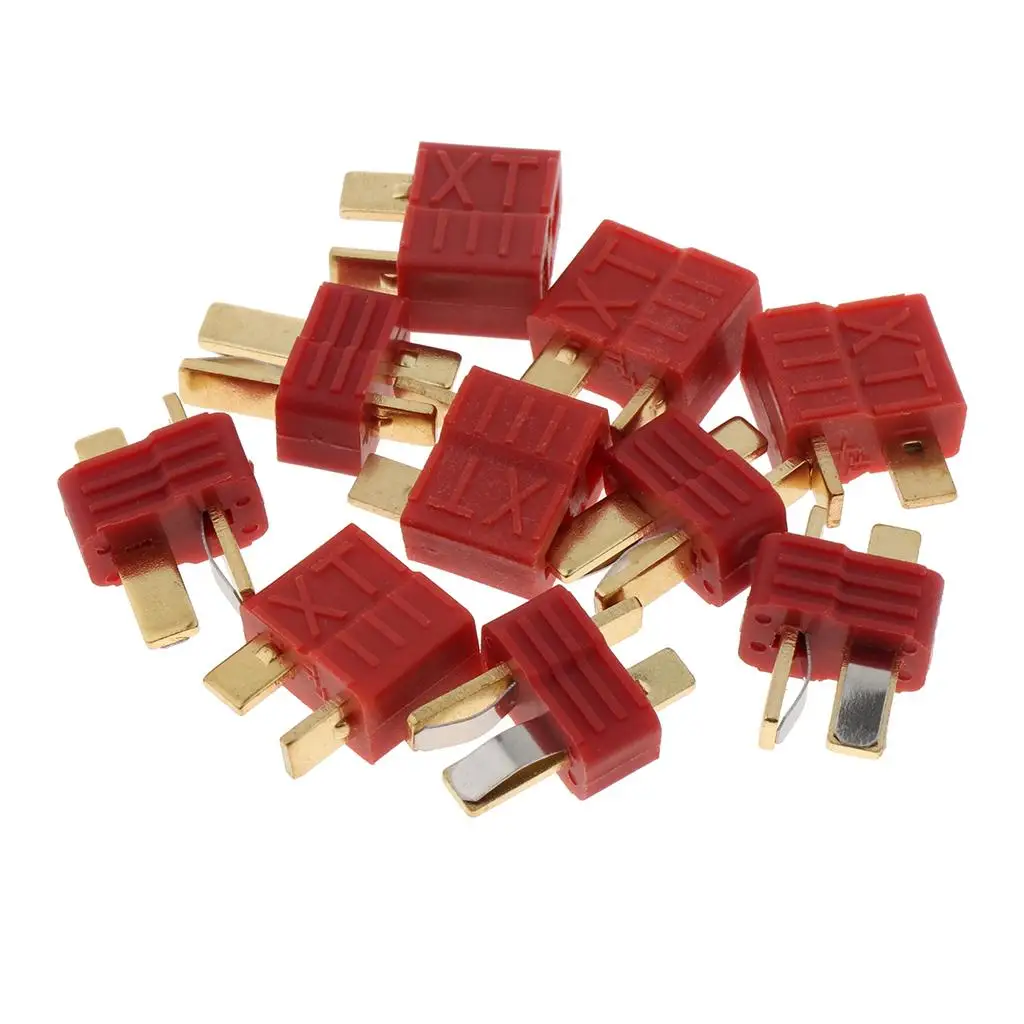 5pair T Plug Connector Deans Style Male Female for RC Lipo Battery ESC Helicopter Accessories