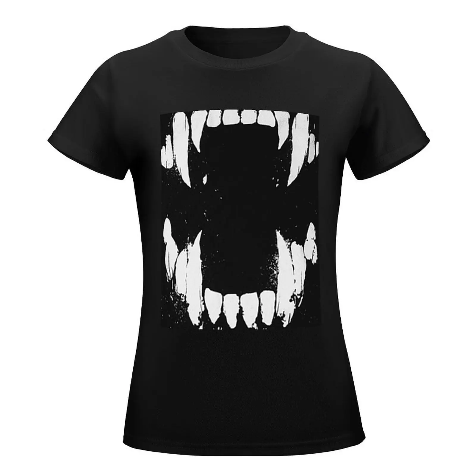 Vampire Fang T-Shirt lady clothes summer clothes tops clothes for Women