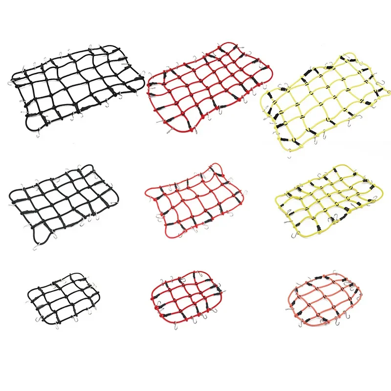 RC Car Roof Rack Luggage Net for 1/10 1/12 RC Crawler AXIAL SCX10 MN D90 D110 Traxxas TRX-4 90046 KM2 Accessory Parts