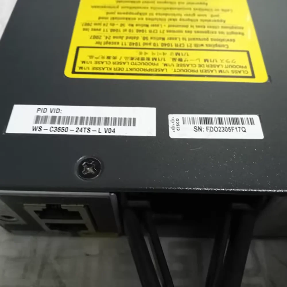 For Ci-sco WS-C3650-24TS-L 24 port full gigabit electrical port+4 gigabit optical port three-layer management switch