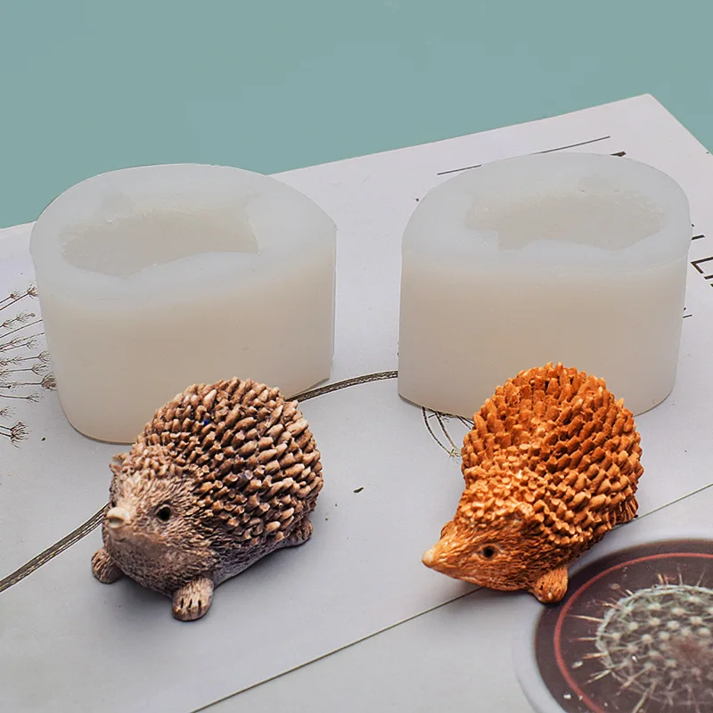Hedgehog Mold Hedgehog Animal Molds Soap Mold Candle Resin Molds Chocolate Mold Baking Mold Gummy Sugarcraft Mold