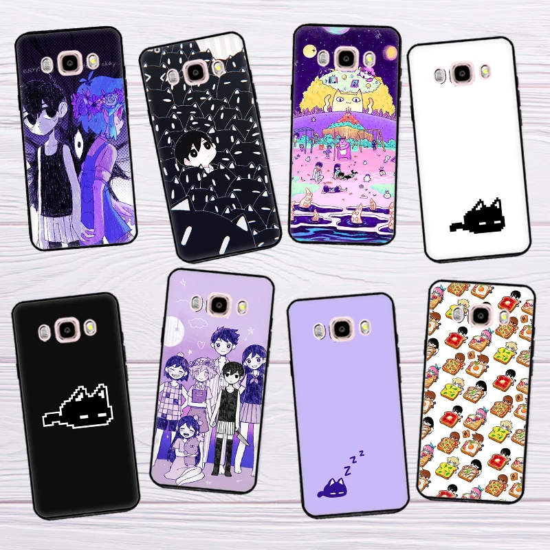 Omori Game Fanart Cover For Samsung J2 Core A6 A7 A8 A9 J8 2018 A3 A5 J3 J5 J7 2016 2017 J4 J6 Plus Case