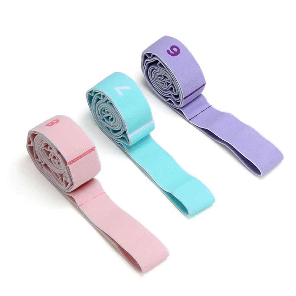 

For Children & Adults Digital Resistance Band For Children High Elastic Yoga Stretching Band Fitness Nylon