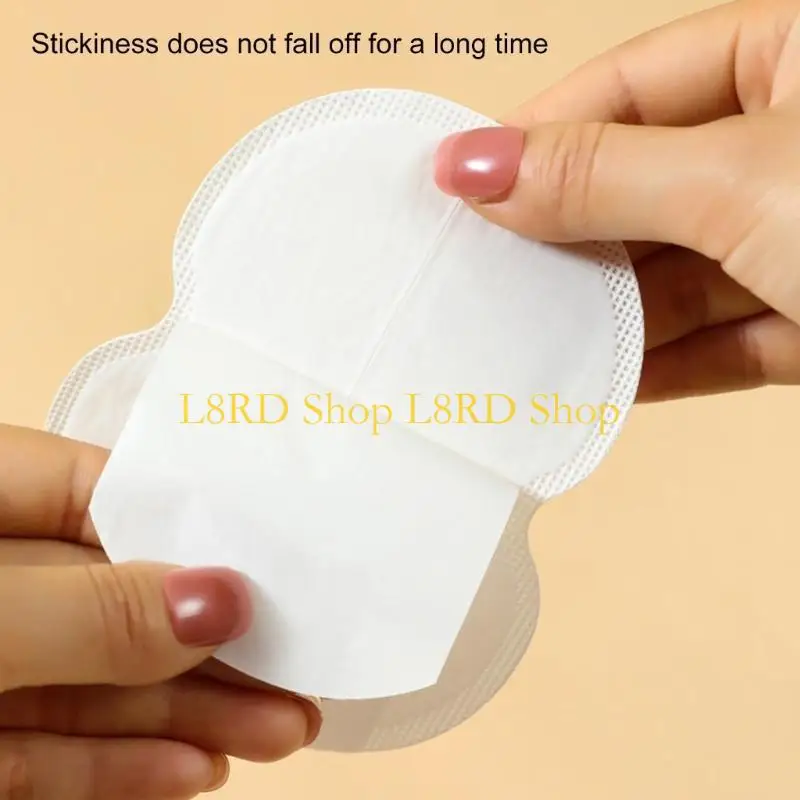 L8RD 100 Pieces Underarm Pads Disposable Forearm Pads Invisible Armpit Sweat Pads