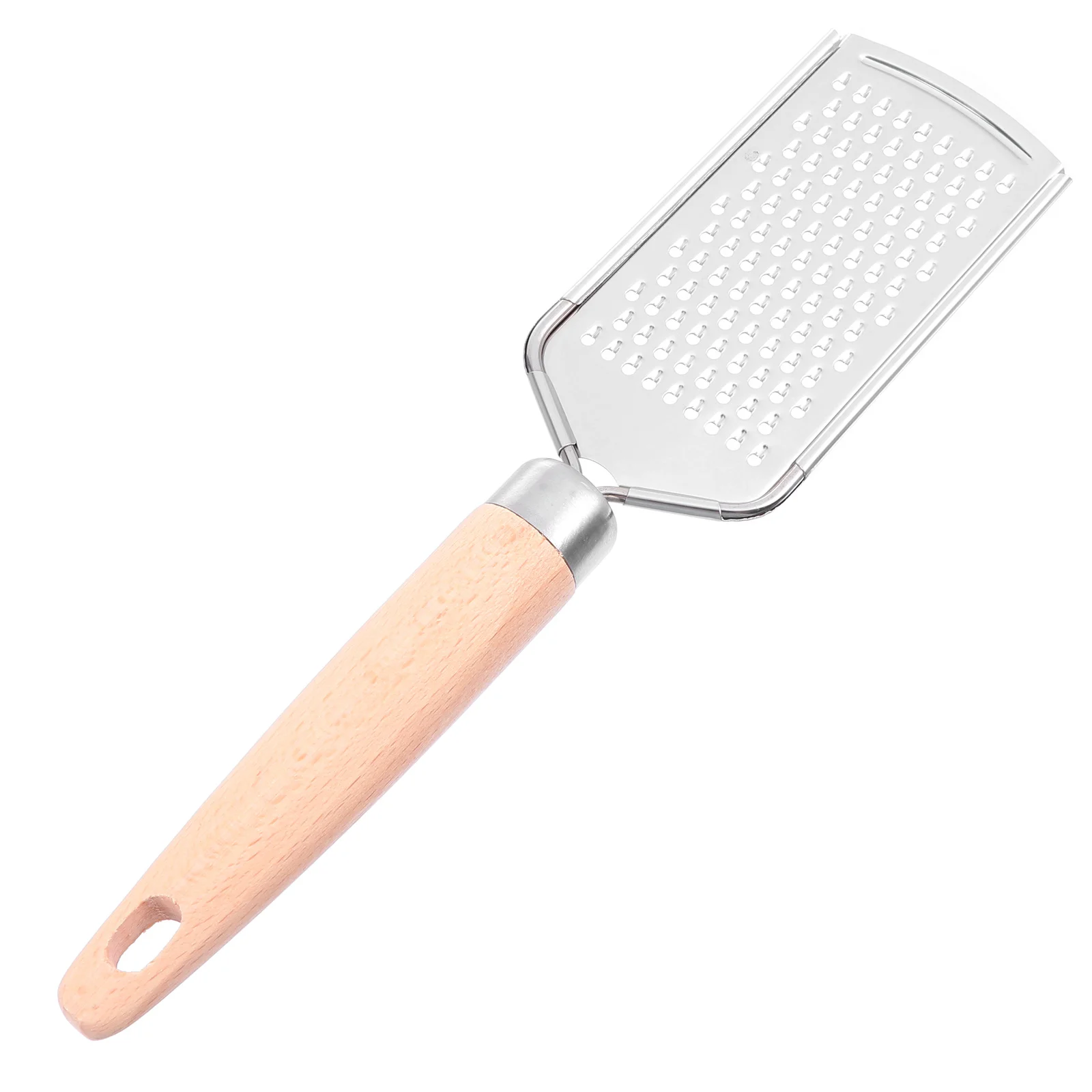 

Multifunctional Vegetable Grater Stainless Steel Wooden Handle For Kitchen Carrot Potato Slicer Garlic Cheese Cutter