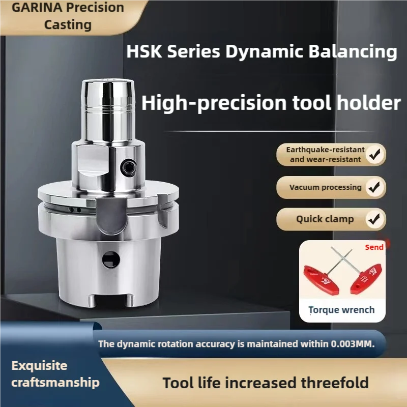 

HSK63A Hydraulic Tool Holder for Machining Center, High Precision 0.003,Hydraulic Tool handle