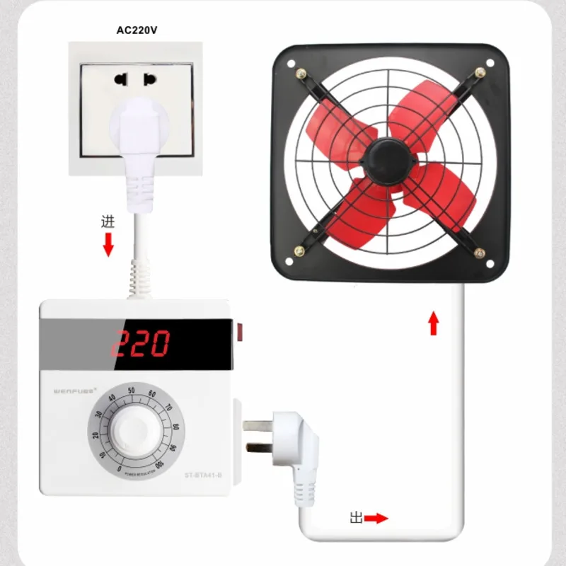 電子電圧レギュレーター,モーター,速度調整,電気炉,加熱管,温度レギュレーター,4000w,ac 220v