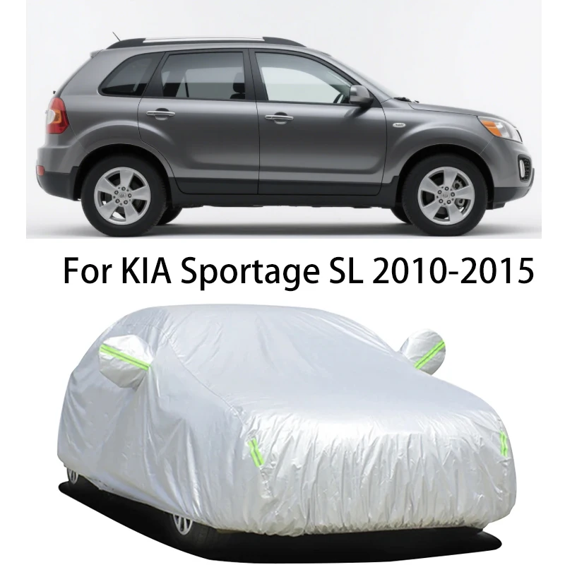 

Car Cover Protection Sunscreen Heat Insulation Dust Resistant Scratch For KIA Sportage SL 2010-2015 Car Exterior Accessories