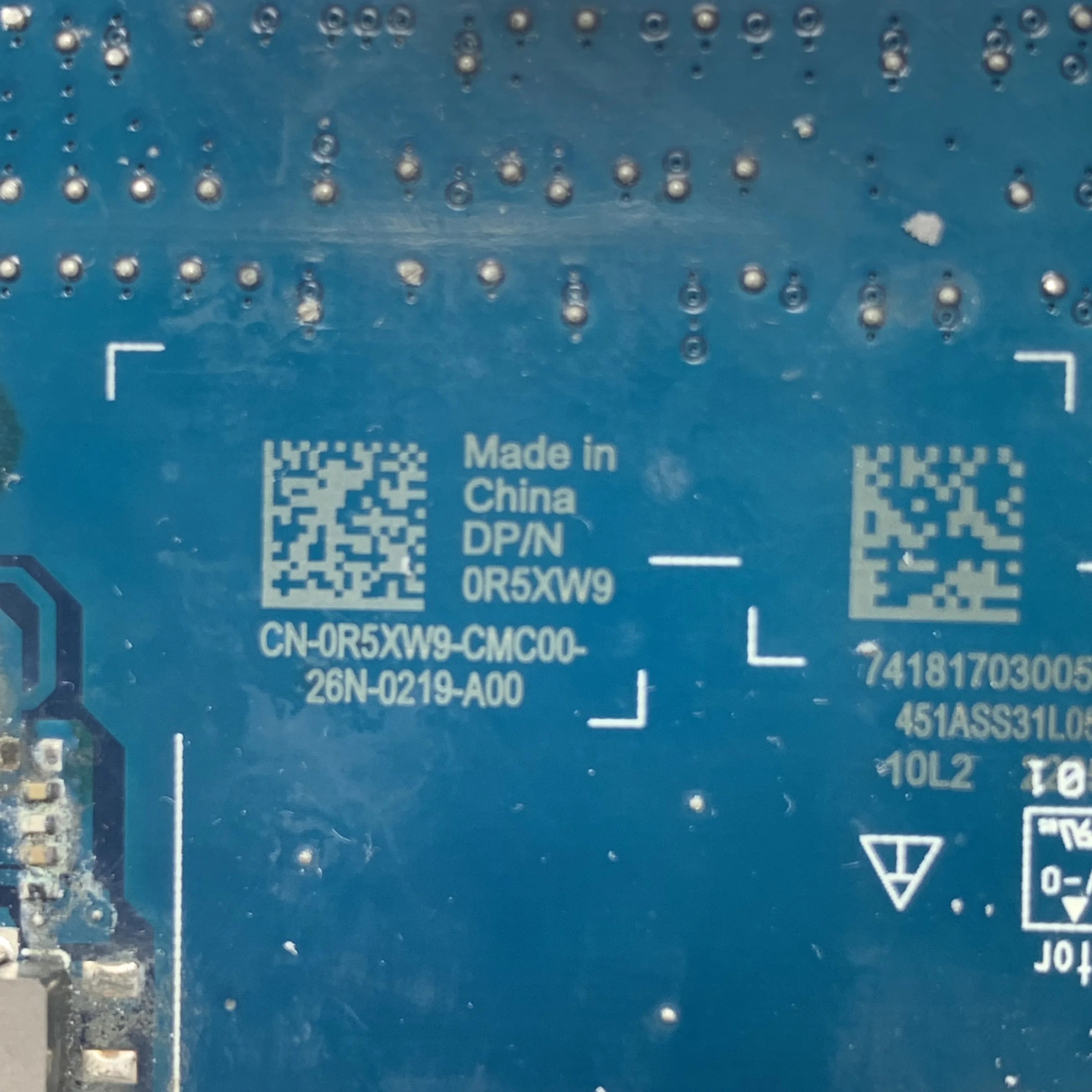 0R5XW9 R5XW9 CN-0R5XW9 HDQ53 LA-L761P Per DELL M17 R5 Scheda Madre Del Computer Portatile W/Ryzen 7 6800H CPU GN20-E6-A1 RTX3070TI Testato Al 100% OK