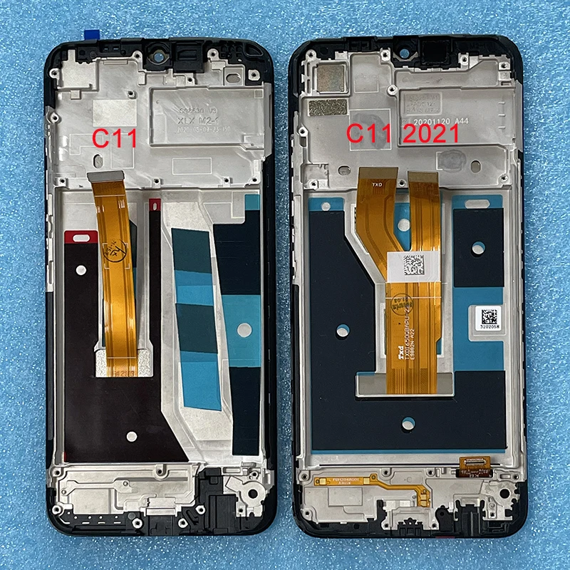 

6.5 Original For Oppo Realme C11 2021 RMX3231 LCD Display Screen Touch Panel Digitizer For Realme C11 RMX2185 LCD Frame