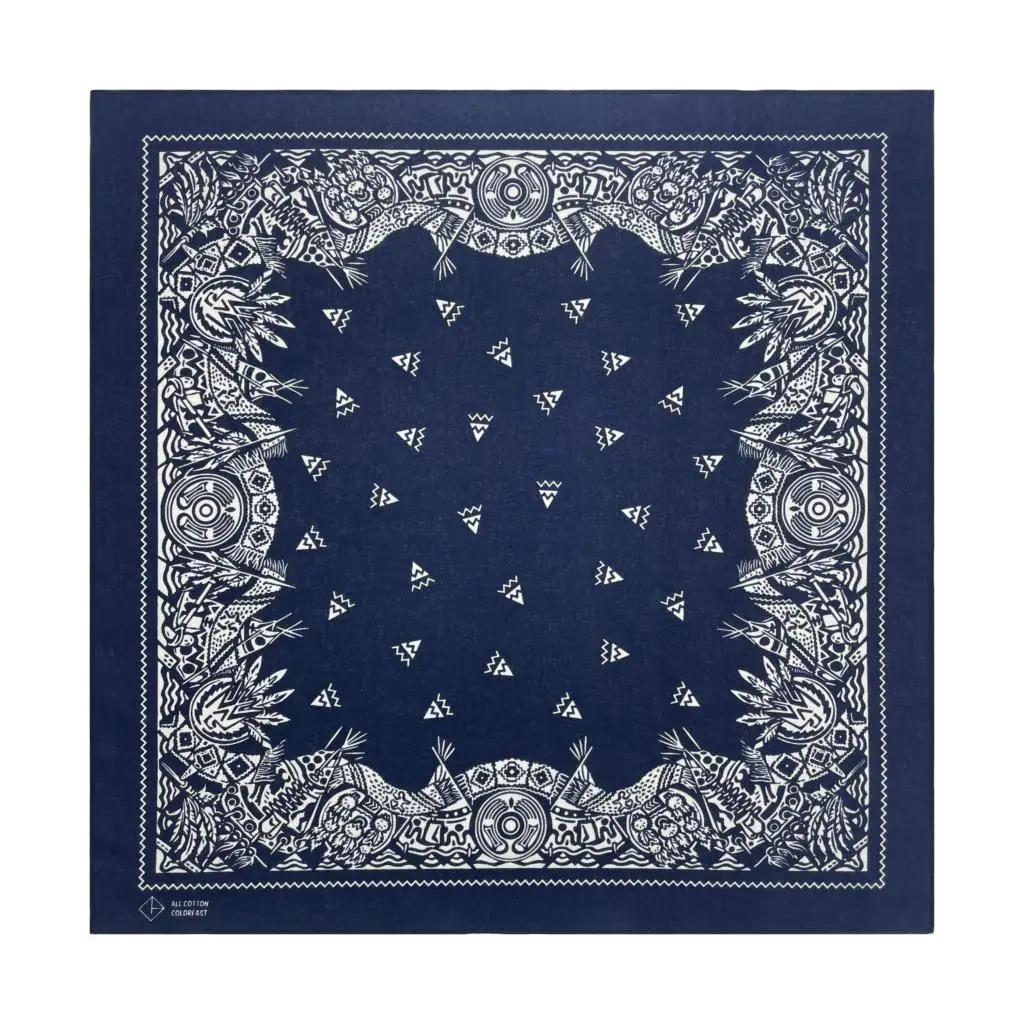 F-251 New Design Men Boy Wome Hip Hop Square Scarf Kerchief Bandana Scarves Headband Neck Wrist Wrap Band Headtie Square Scarf