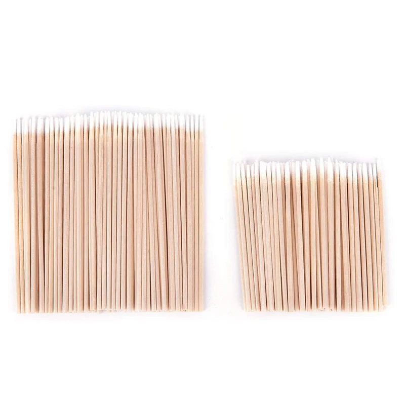 Microblading 100pcs Wooden Cotton Swab Cosmetics Permanent Makeup Health Medical Ear Jewelry 7 CM Clean Sticks Buds Tip