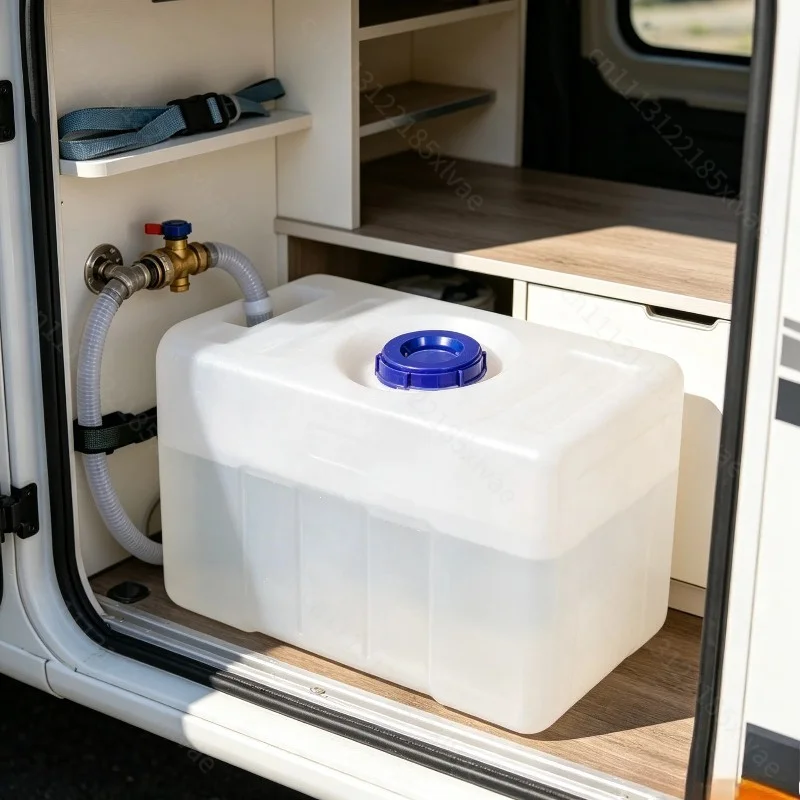 Dual-Use 150L Water Storage Cistern Block Tank, Emergency Water Container for RV, Camping Trailer and Yacht Conversion