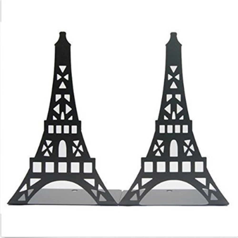 

1pair black Fasmov Eiffel Tower Nonskid Bookends Art Bookend