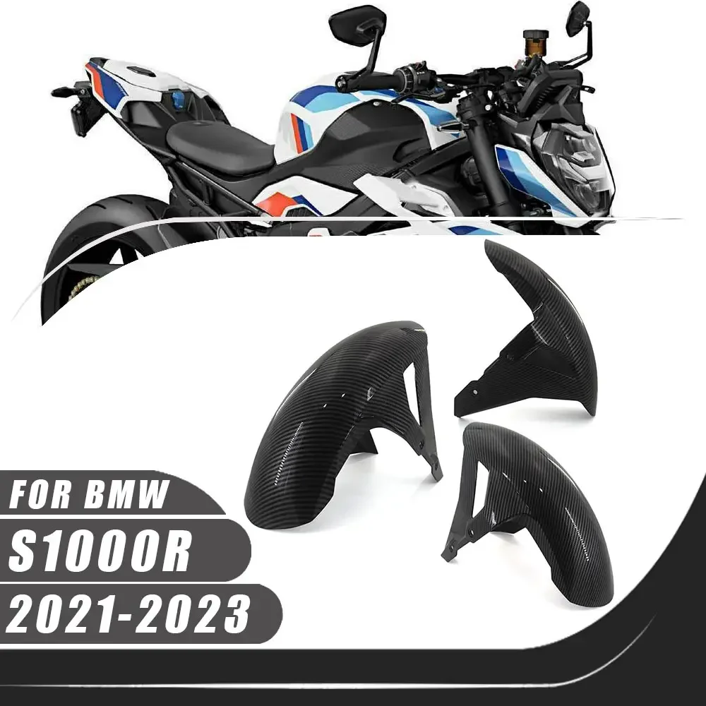 

For BMW S1000R 2021-2023 Motorcycle Accessories Front Fender Cover Protector Mudguard Fairings Carbon Fiber