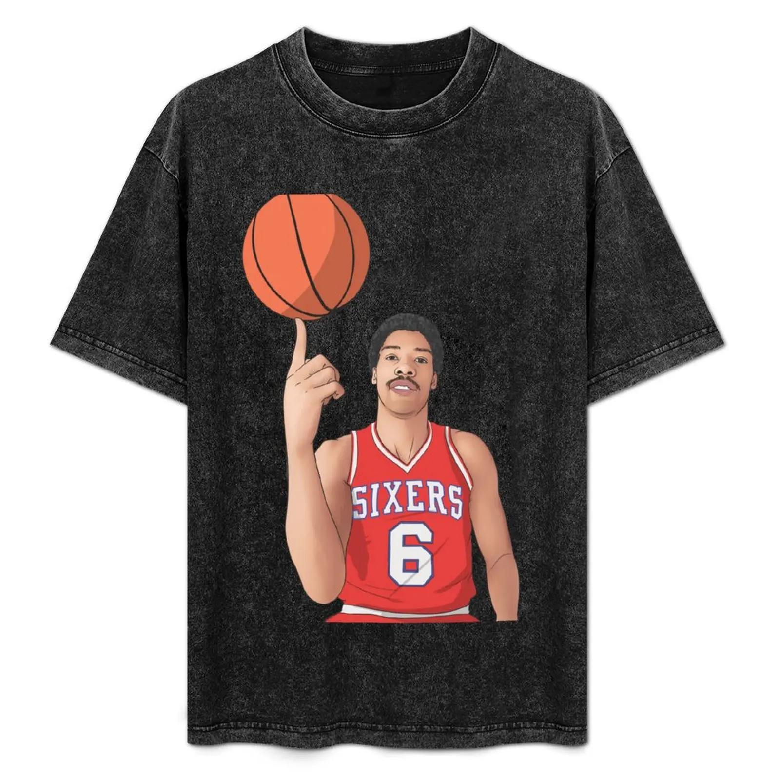 Julius Irving - Dr. J - SIXERS T-Shirt customizeds gifts for boyfriend fashion shirts Funny t-shirts mens t shirts