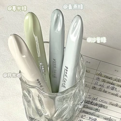 4Pcs/set Morandi Gradient Color Highlighter Ins Beautiful Marker Student Scrapbook Notebook Highlight Mark Pen Kawaii Stationery