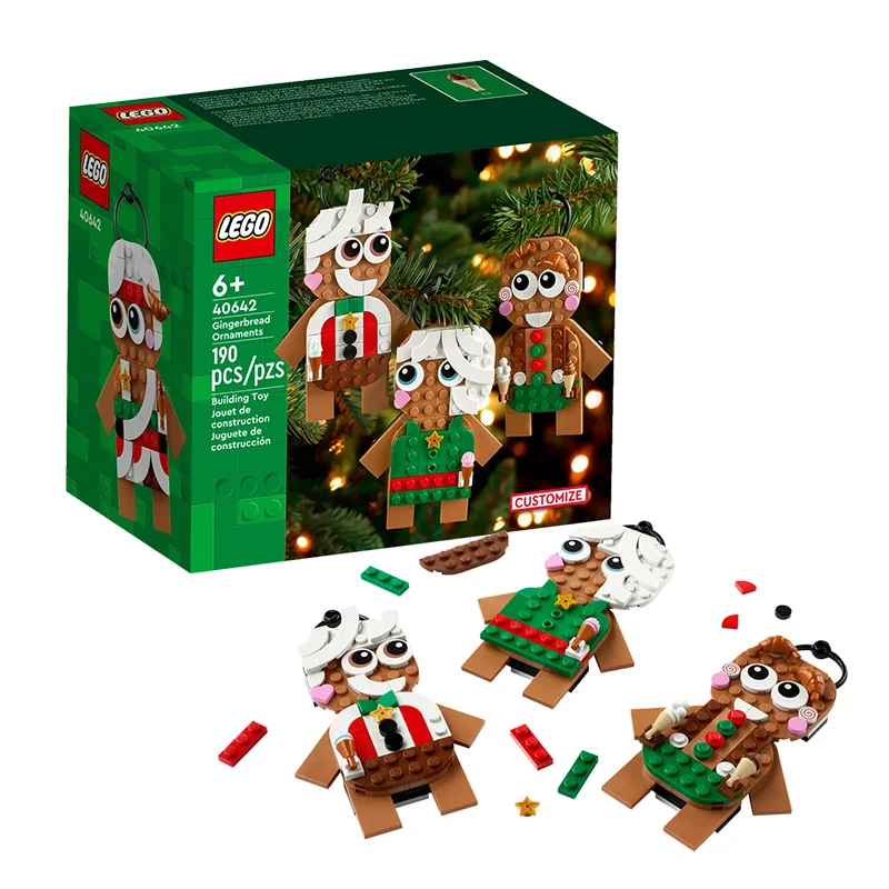 

LEGO Building Blocks Festival Series 40642 Cute Gingerbread Man Boys and Girls Children's Puzzle Building Blocks Toy Gift