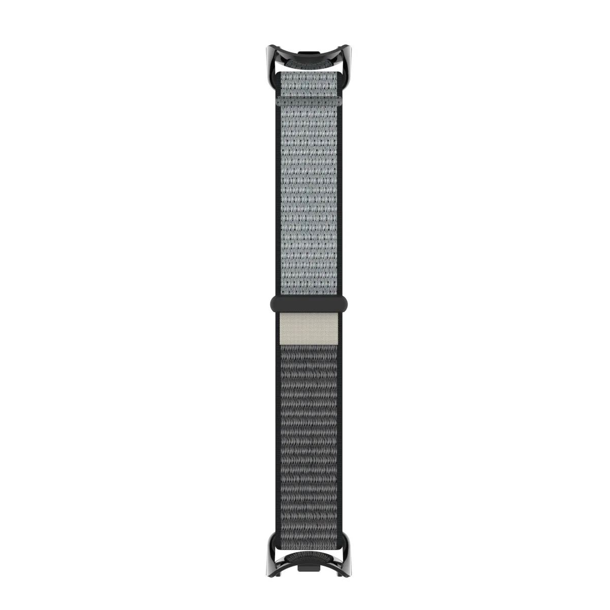 Nylon-Schlaufenarmband mit kleinem Endstück, passend für Xiaomi Miband 8/9/10, Nylonarmband mit Metallverbinder.
