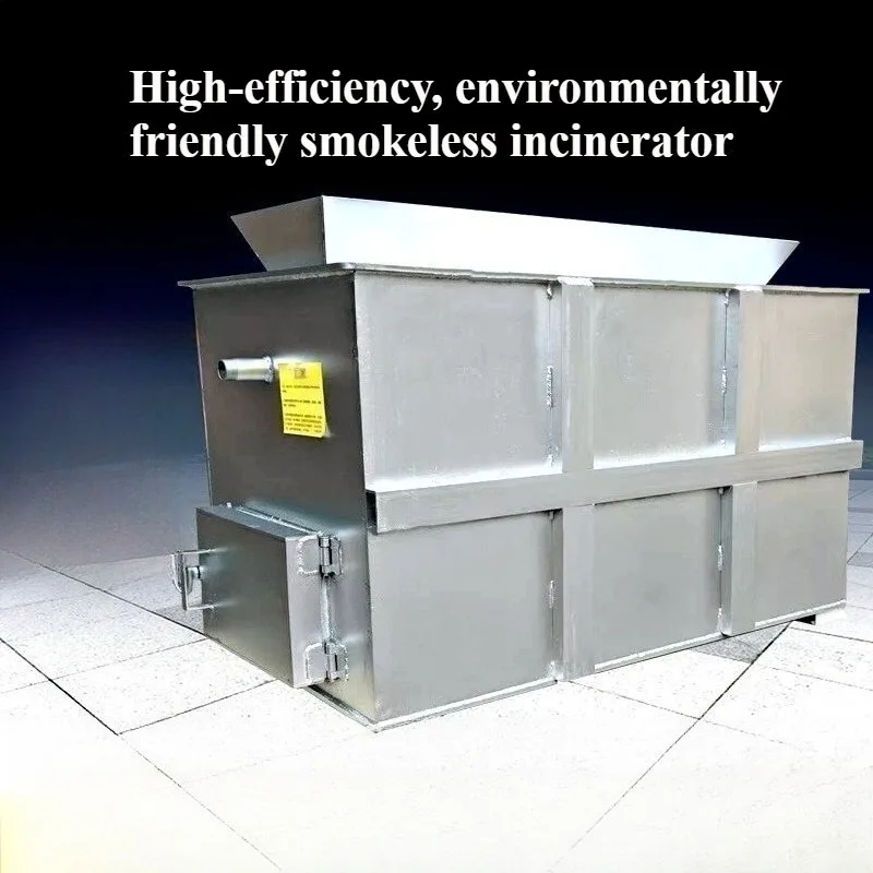 Mini Smokeless Waste Burning Equipment Industrial High Temp Furnace For Scrap Rubber Plastic Packaging And Waste Material