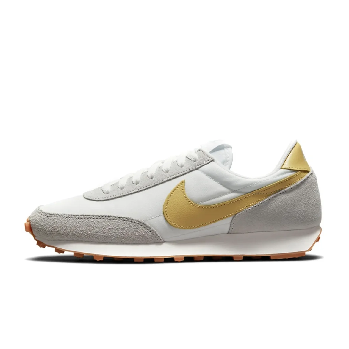 Nike Daybreak W Retro Waffle sports fabric synthetic leather shock-absorbing anti-slip wear-resistant low-top running shoes