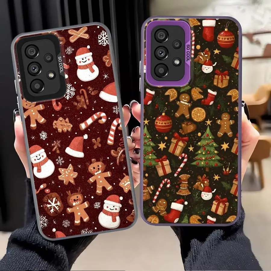 عودة غطاء الهاتف حقيبة لهاتف سامسونج غالاكسي A15 A16 A26 A31 A17 A20s A21s A23 A24 A25 A13 A14 A32 A34 A36 A11 A12 A35 عيد الميلاد #4