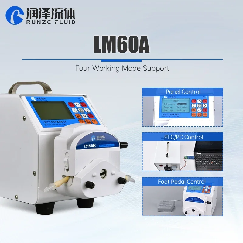 High Precision Automatic Peristaltic Pump with Foot Pedal Dosing Pump Peristaltic