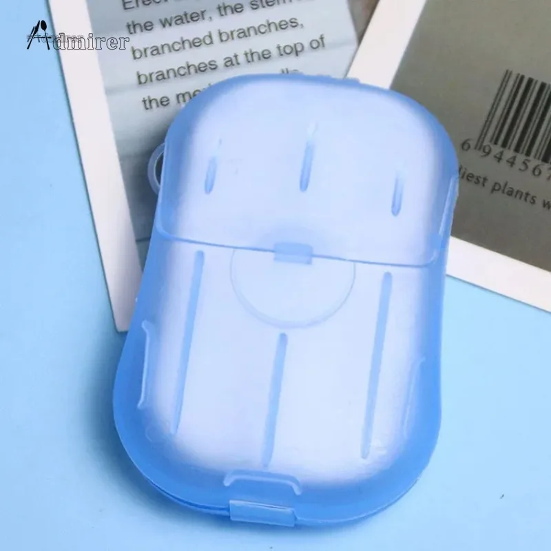 1PCS Bathroom Disposable Soap Paper Travel Soap Paper Washing Hand Bath Clean Scented Mini Paper Slice Soap