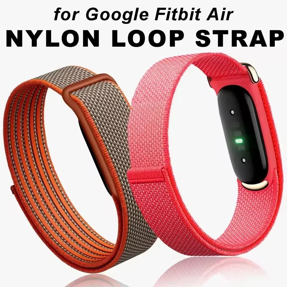 Nylon-Schlaufen-Sport-Armband für Google Fitbit Air Armband, atmungsaktives, schnelltrocknendes Ersatzarmband – Detail 2