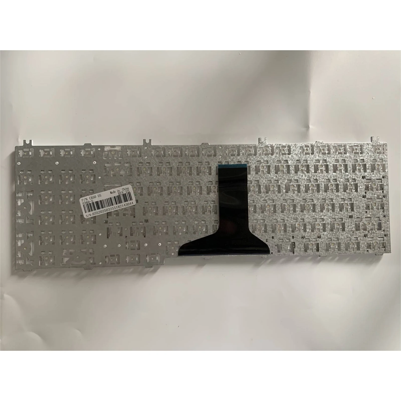 لوحة مفاتيح الكمبيوتر المحمول تخطيط الولايات المتحدة لتوتوشيبا ستالايت L675D C650 C655 C655D L655 L655D