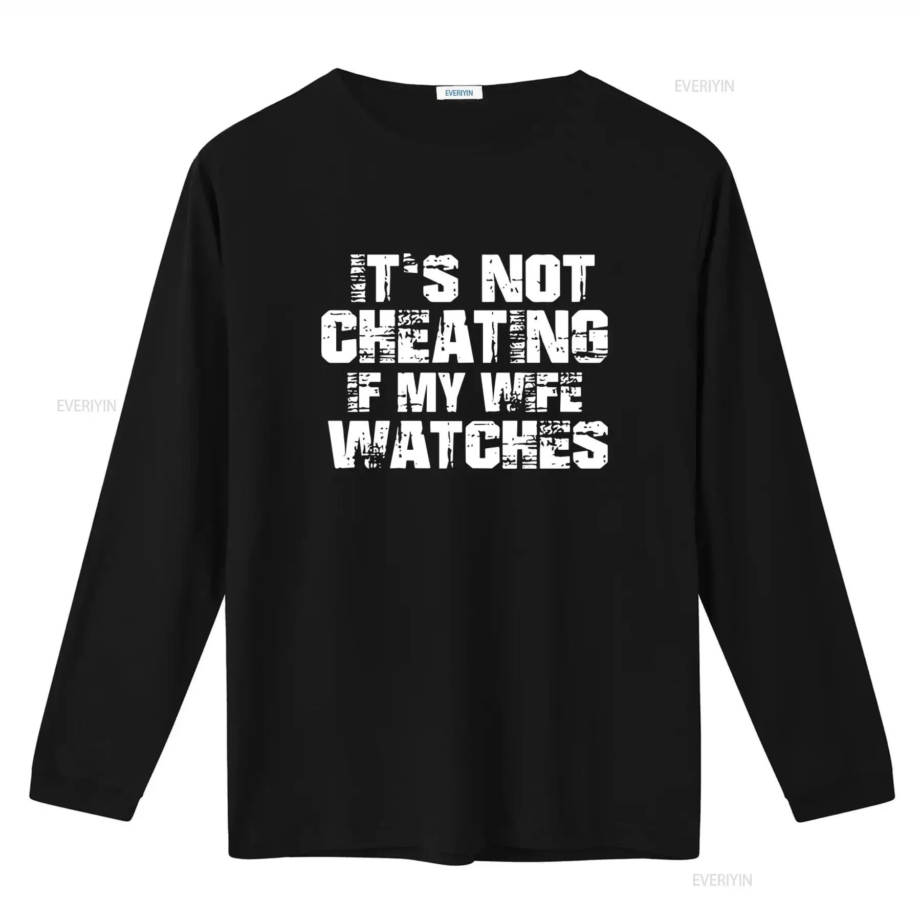 Funny Swingers Lifestyle T Shirt Its Not Cheating If My Wife Watches  vintage Washed streetwear Top For Everyday Wear