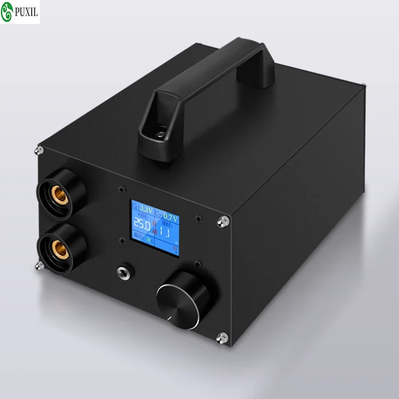 

250 gear spot welding machine, dual capacitor energy storage, dual pulse welding, 0.3mm nickel sheet 18650 battery spot welding