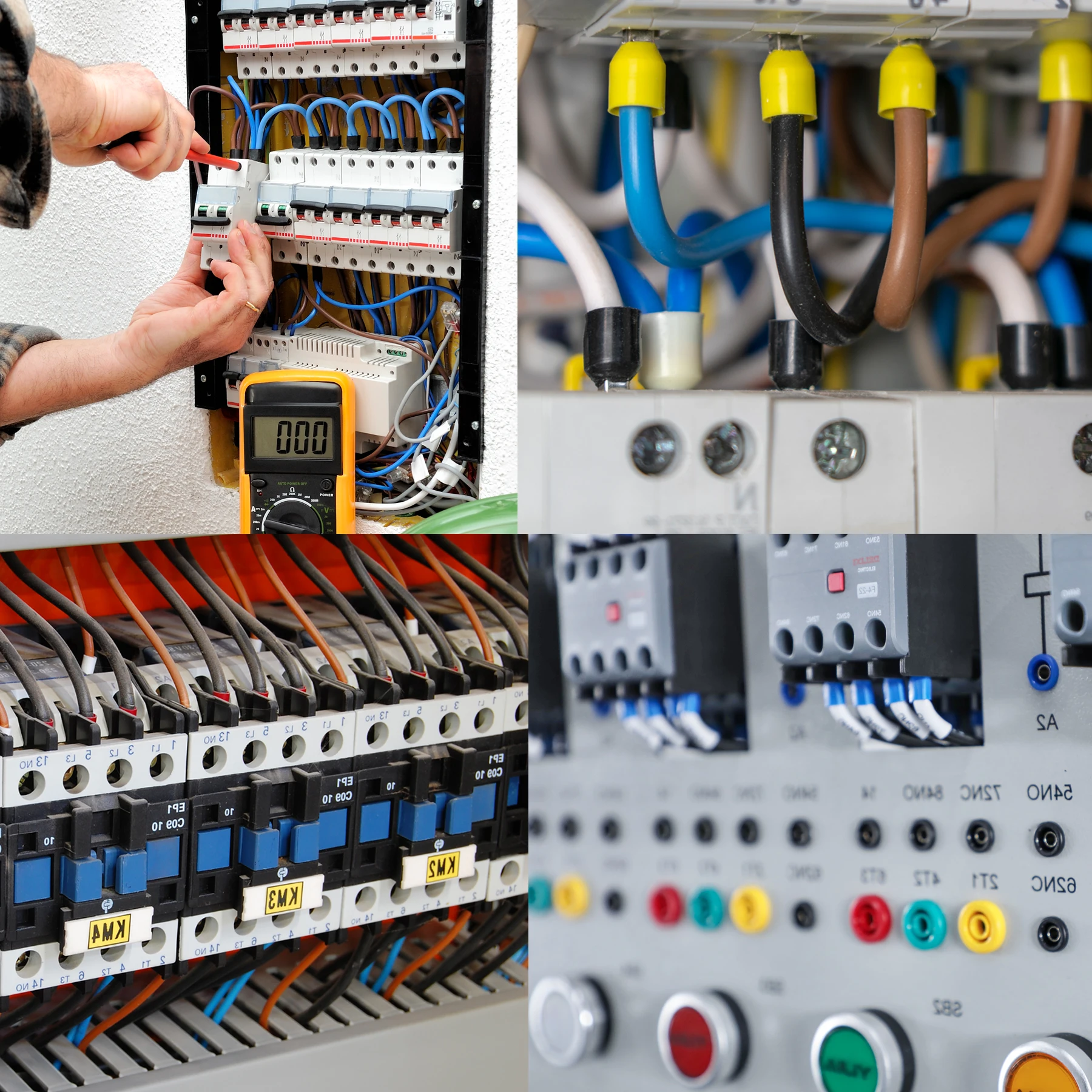 HSC8 6-4A 0.25-10mm² Electrical Wire Connectors Crimping Plier,Insulated Wire Crimp Terminals Crimper,Assortment Clamp Tool Kit