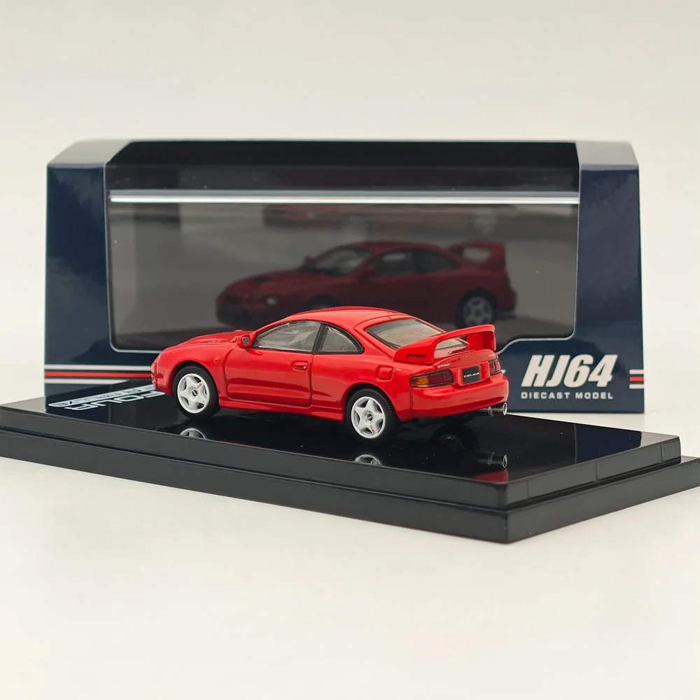 1/64 Хобби Япония для CELICA GT-FOUR ST205 JDM STYLE Red HJ 642064 Литые модели AR, коллекция автомобилей, автоигрушки в подарок