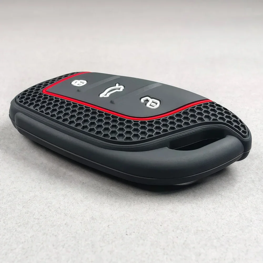 Silikon-Autoschlüsselhülle für MG ZS HS 2026 2025 MG6 MG4 MG5 MG3 MG7 Roewe RX3 RX8 ERX5 RX5 I6 I5 Zubehör – Detail 5