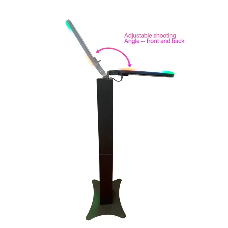 

Drop Shipping Photobooth Selfie Ipad Photo Booth Metal Shell With Lighting Beauty Photo Booth Machine Party Supplies