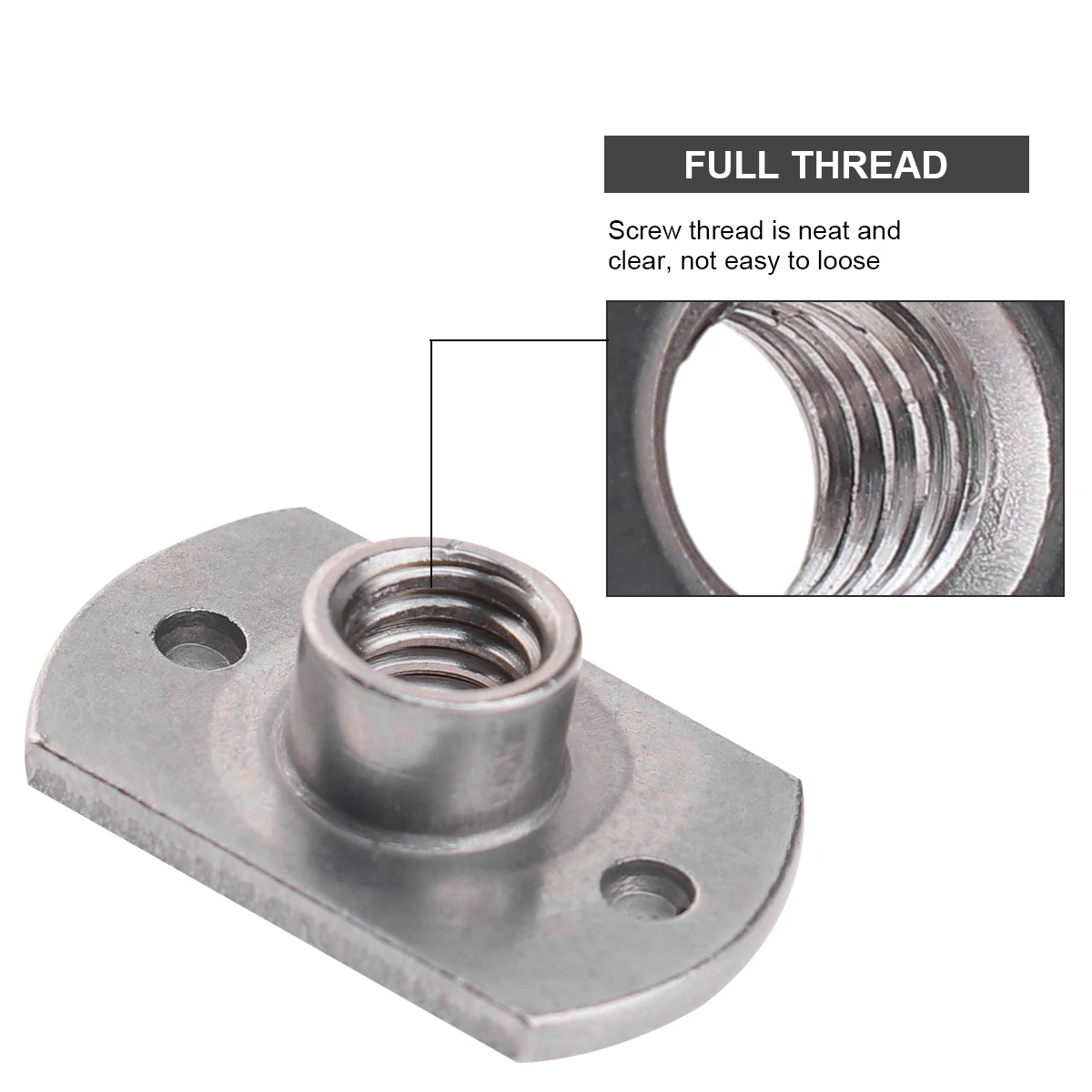 

15pcs T-Nuts Welded Insert Carbon Steel Threaded Square Compression Machined Screws Household Appliances Furniture