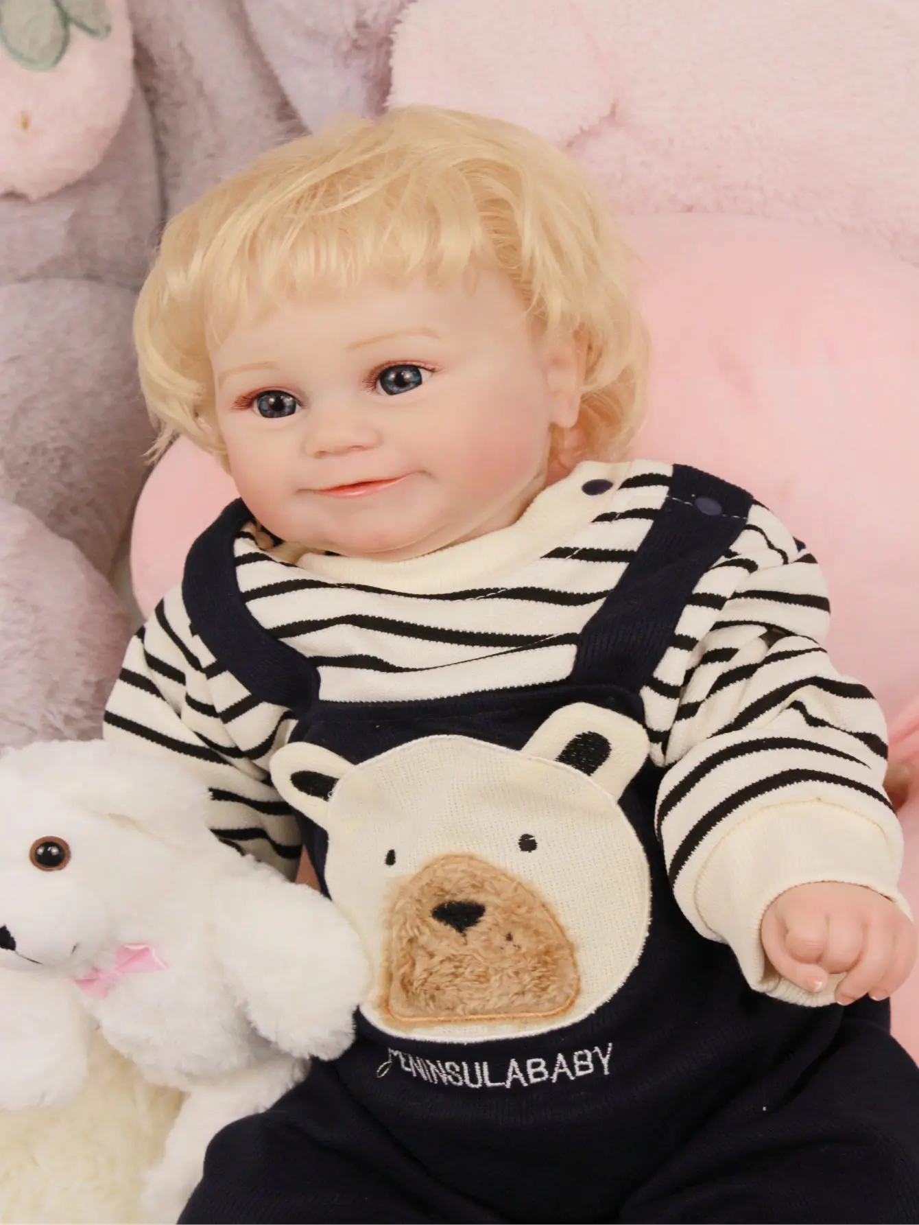 50 cm Silicone Reborn Doll Soft Cloth Case/Unisex/Realistic Doll/True Vienna/Live/Children Gifts