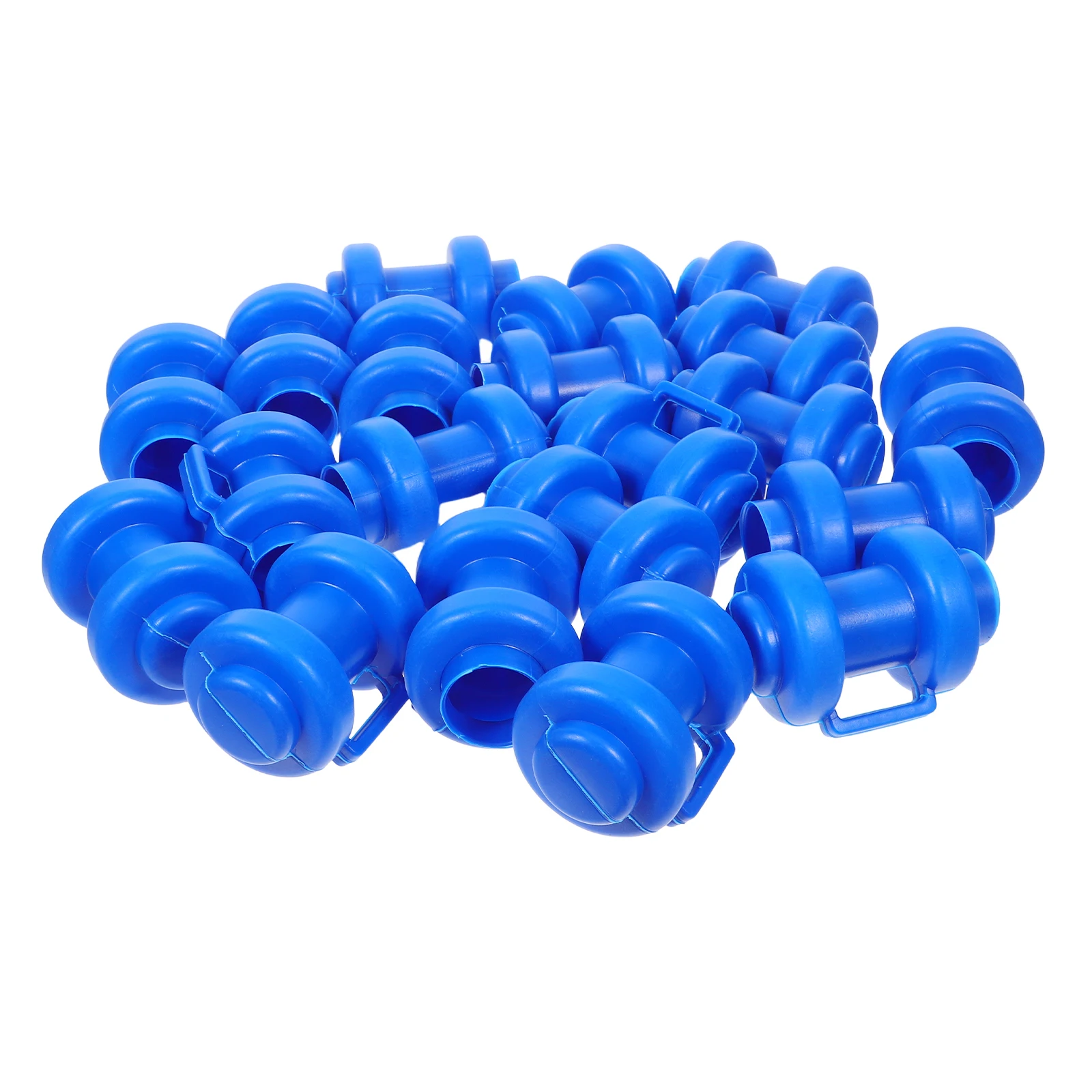 

20 Pcs Trampoline Ball Cap Accessories Tube Safety Covers Enclosure Net Caps Socket Pole Plastic Post End