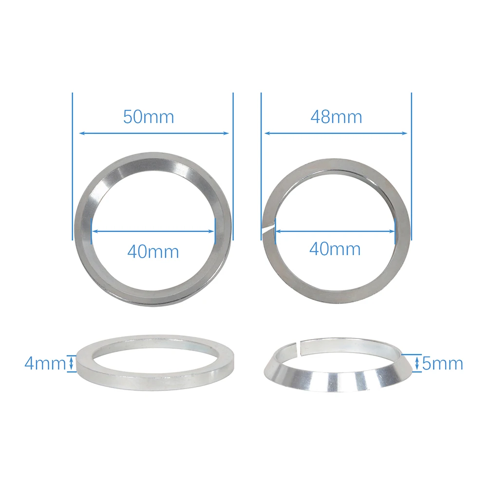 38mm/40mm Cafe Racer Clamping Ring Manifold Gasket 2PCS Motorcycle Bend Exhaust Gasket Connecting For BMW R45 R65 R75 R80 R100