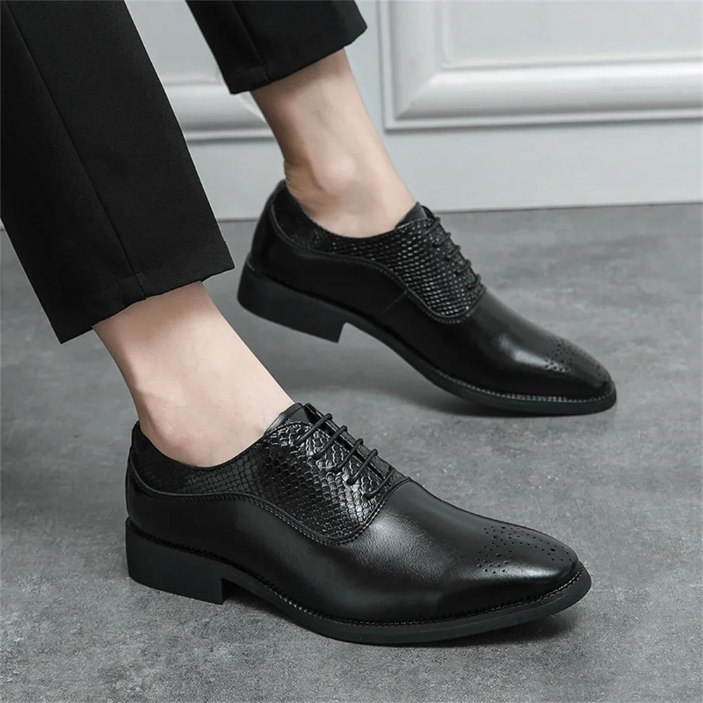 Platformed Big Size Dress Shoes Man Heels Men's Dresses Shoes For Men's Shoes Sneakers Sports Hit Stylish Beskete Tenisse