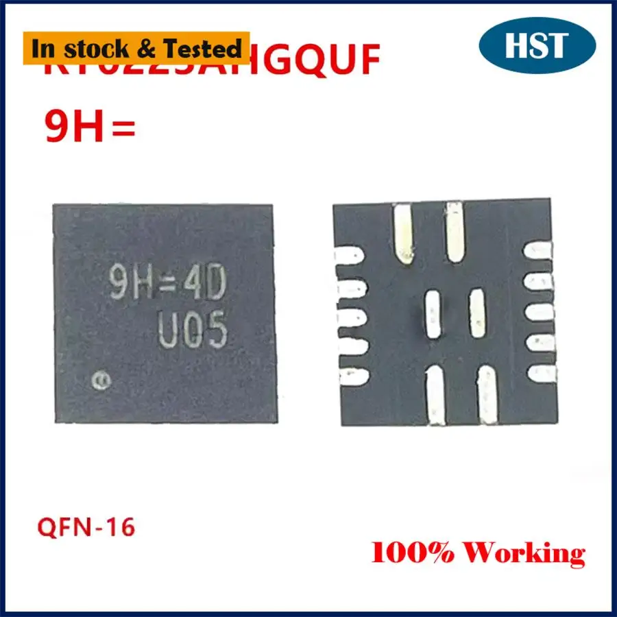 Nuevo RT6223AHGQUF RT6223A QFN16 9H = 3K 9H = 4j 9H = 4D 9H = Chip IC, lote de 5 unidades