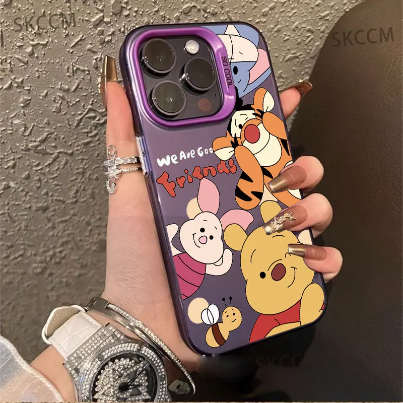 Cute Disneies Winnie Phone Case For Infinix Hot 8 9 10 12 20 30 30i Play Smart  6 7 8 Plus Spark 20 10 Pro Shockproof Back Cover